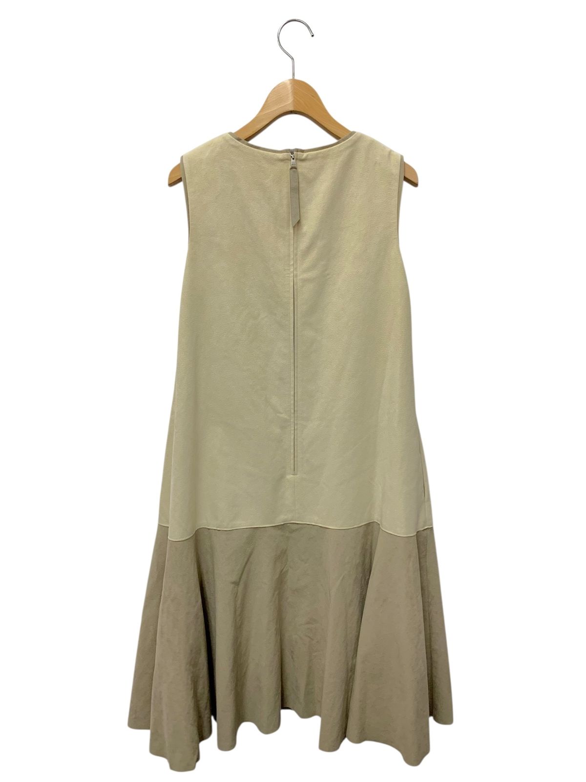 デイジーリン for フォクシー Daisy Suede Dress 36347 ワンピース 40 ベージュ フェイクレザー スエード調