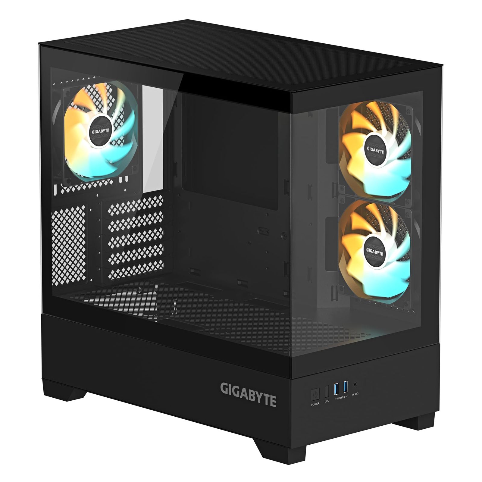 C 201 Micro-ATX ミドルタワー型PCケース ブラック P CS 9313