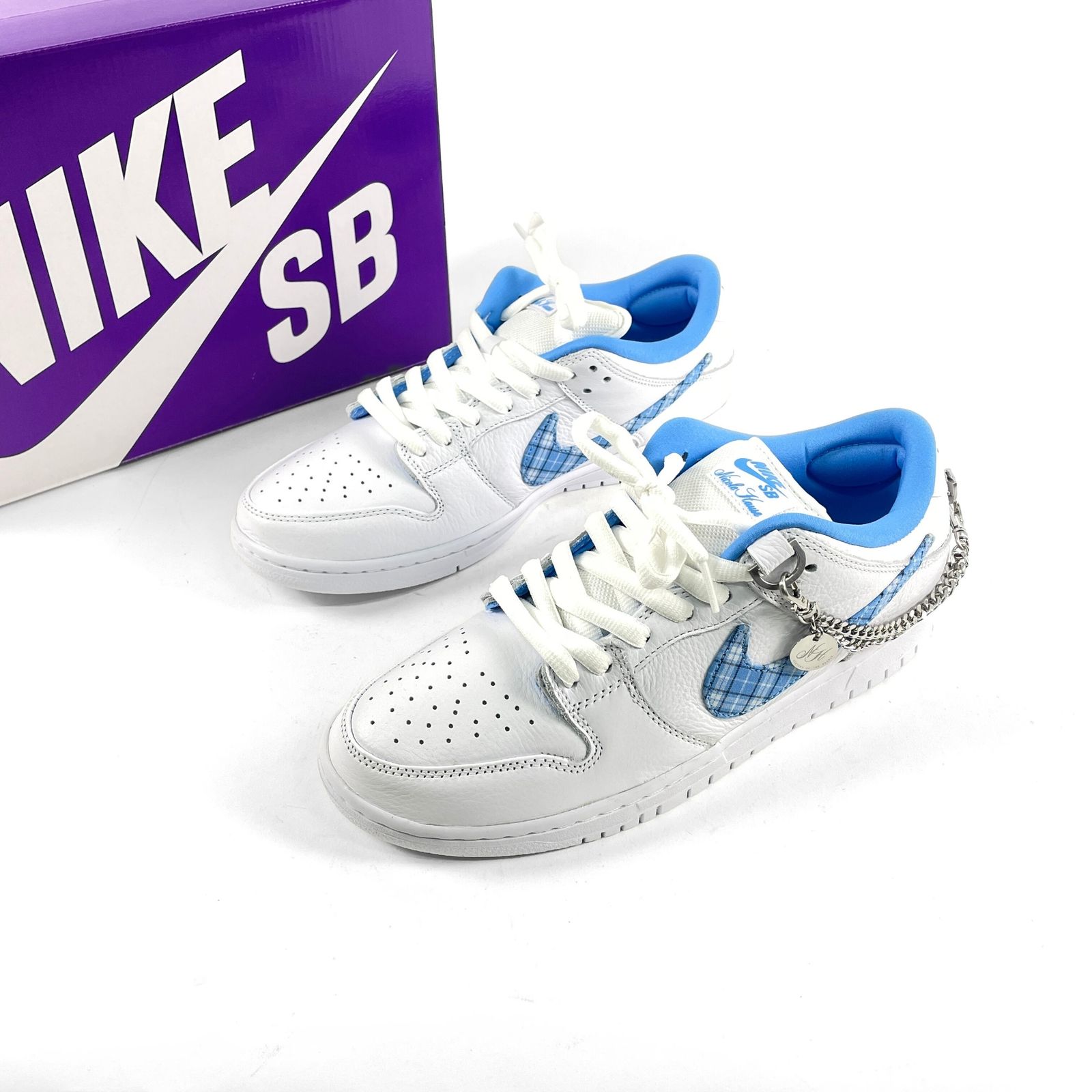 NIKE NICOLE HAUSE ナイキ ニコールハウゼ 2025 FZ 8802 100 SB DUNK LOW PRO ダンク ロー プロ スニーカー 28 5 cm タグ 箱 替えシューレース付