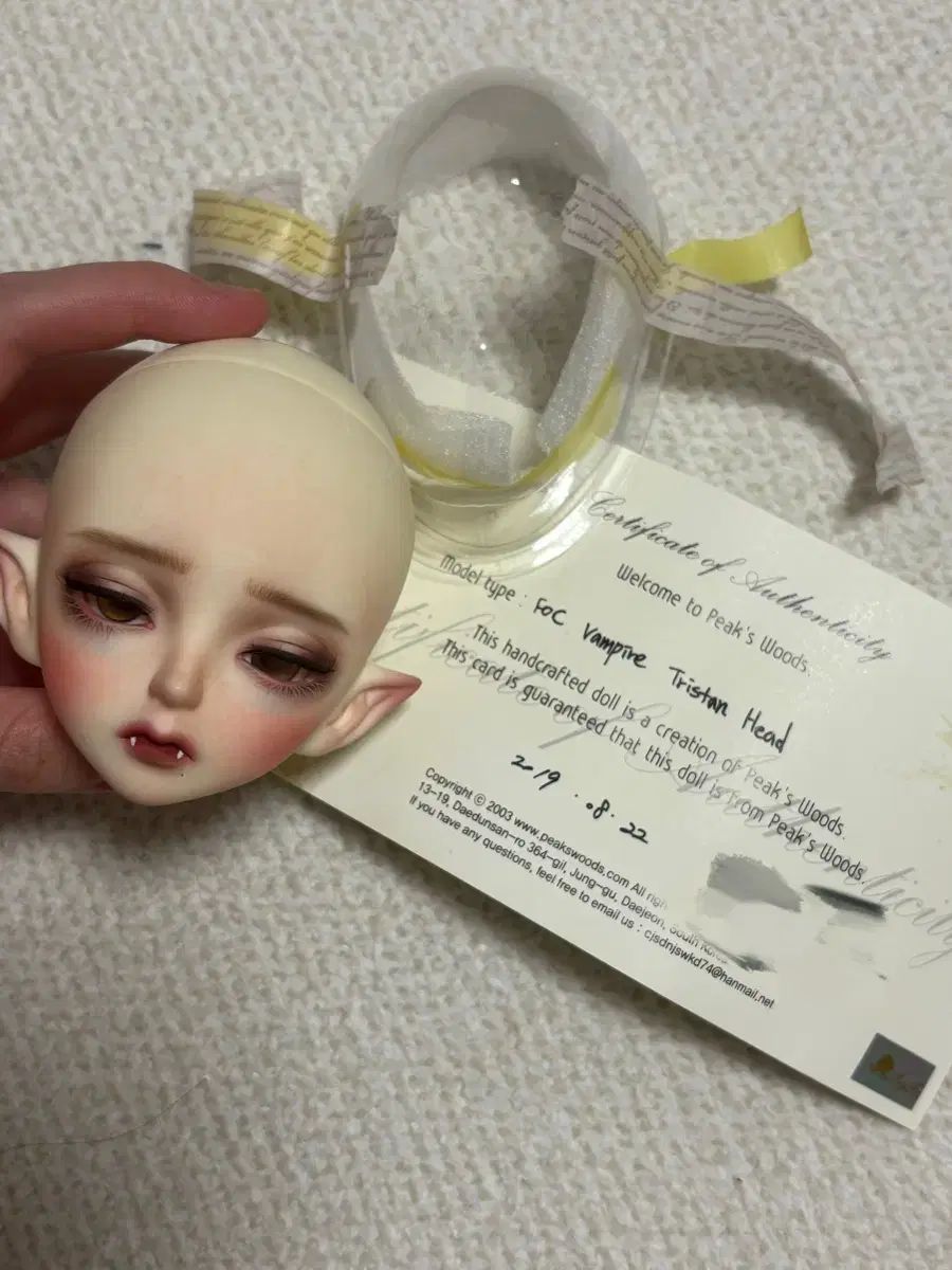 球体関節人形 FIXWOODS ヴァンパイア ツリー Tristan SDヘッド