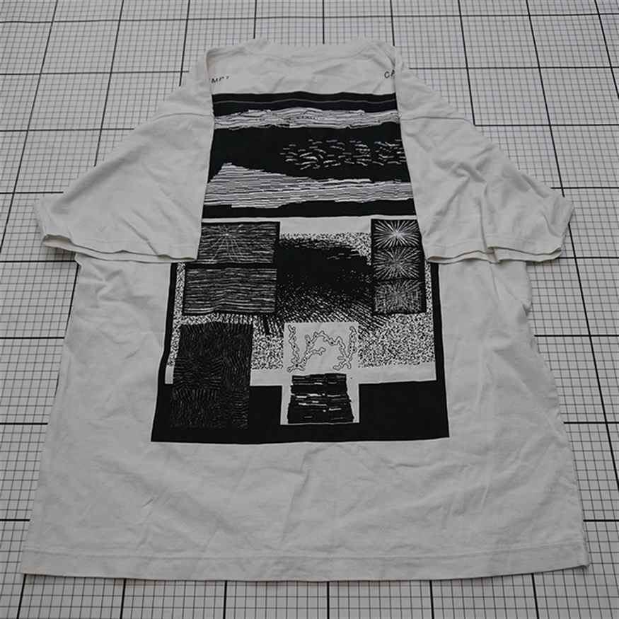 ◇ ⊂ シーイー C.E グラフィックプリントTシャツ ホワイト系 メンズ L