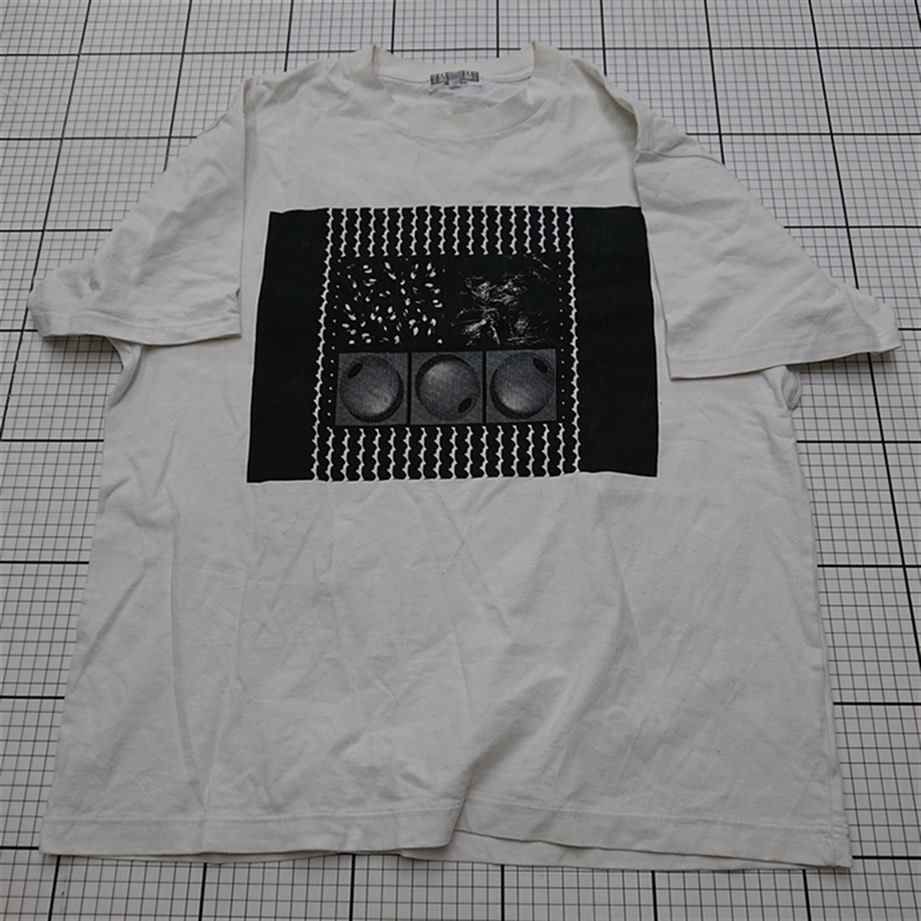 ◇ ⊂ シーイー C.E グラフィックプリントTシャツ ホワイト系 メンズ L