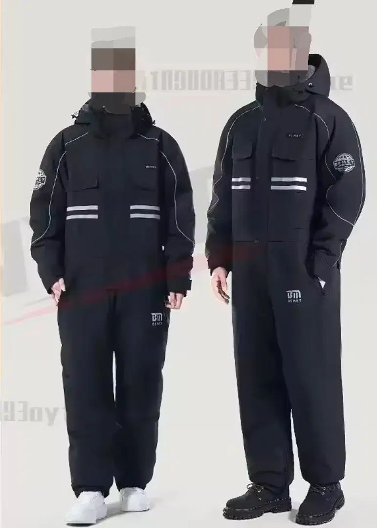 防風ジャケット ズボン一体型ユニセックス配送宇宙服