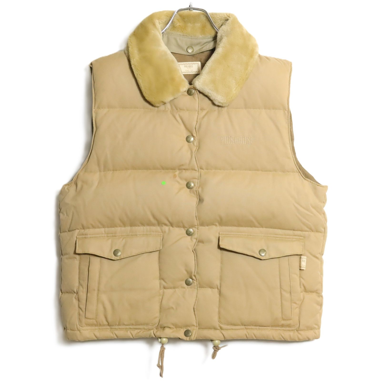 ピンクハウス☆2Way仕様！ ダウンベストのコート フェイクファー襟