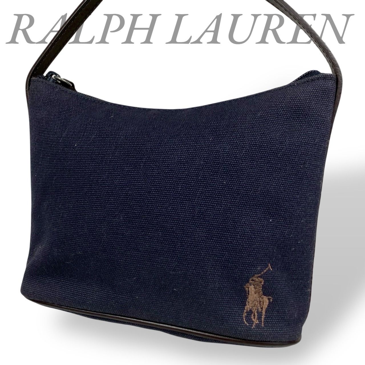 B4157】RALPH LAUREN ラルフローレン ハンドバッグ ミニバッグ 