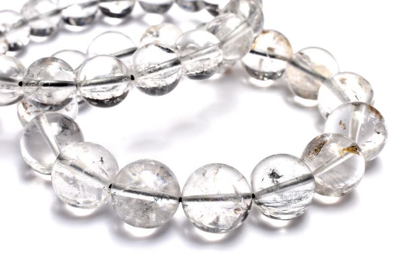 レインボー虹入り エレスチャルクォーツ 14mm ブレスレット 1個売り