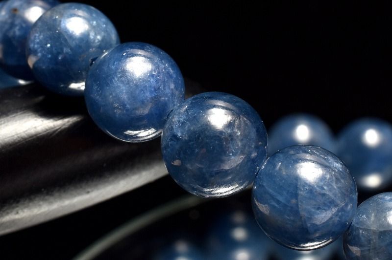 １点物 南アフリカ産 高発色 サファイア 7.5 mm ブレスレット パワーストーン 天然石 _MC 1627