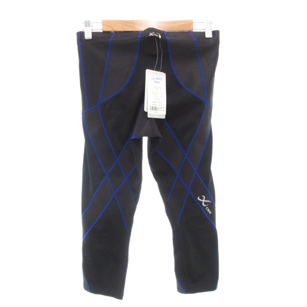 ワコール Wacoal CW-X スポーツタイツ M ジェネレーターモデル 黒 ブラック 青 ブルー AE