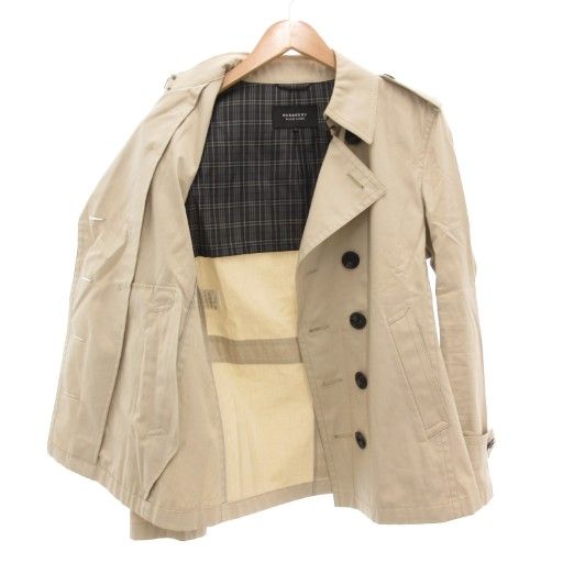 バーバリーブラックレーベル BURBERRY BLACK LABEL トレンチコート L