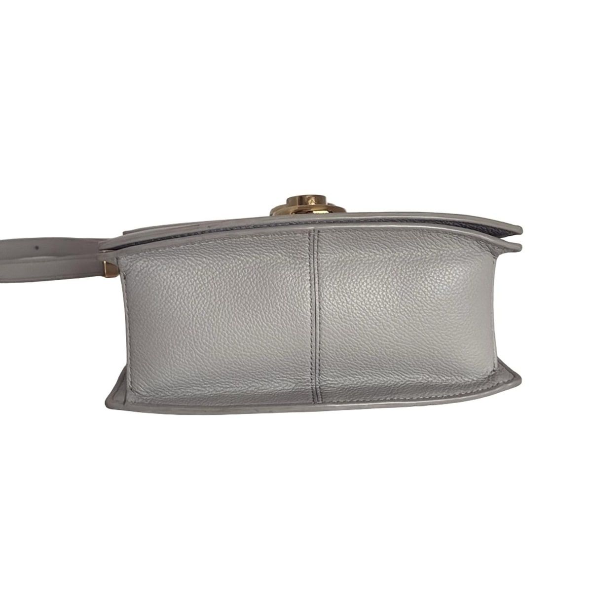 CAFUNE(カフネ) ショルダーバッグ - ライトグレー 斜めがけ レザー