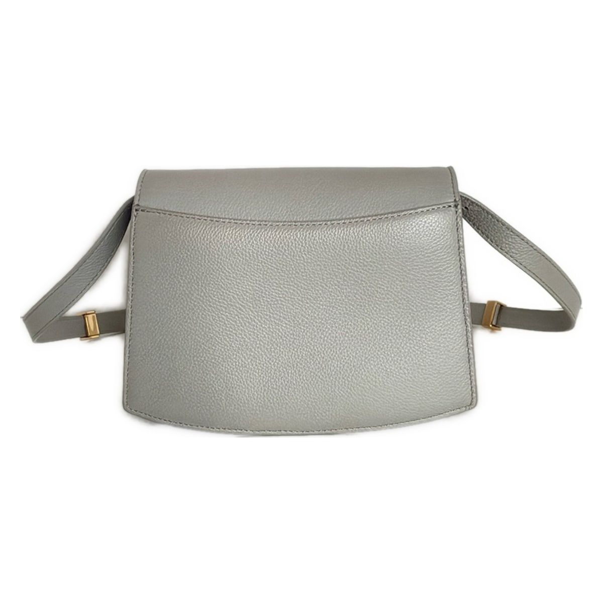 CAFUNE グレー ショルダーバッグ CAFUNE(カフネ) ショルダーバッグ - ライトグレー 斜めがけ レザー