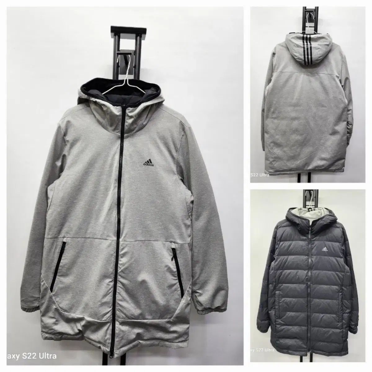 adidas adidas（ダウンジャケット グレー⁄灰色系）のフリマアイテム 