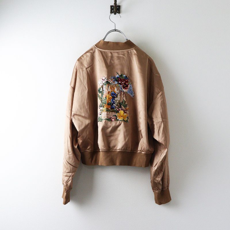 2023AW ロイスクレヨン Lois CRAYON バック刺繍 シルクサテンジップ