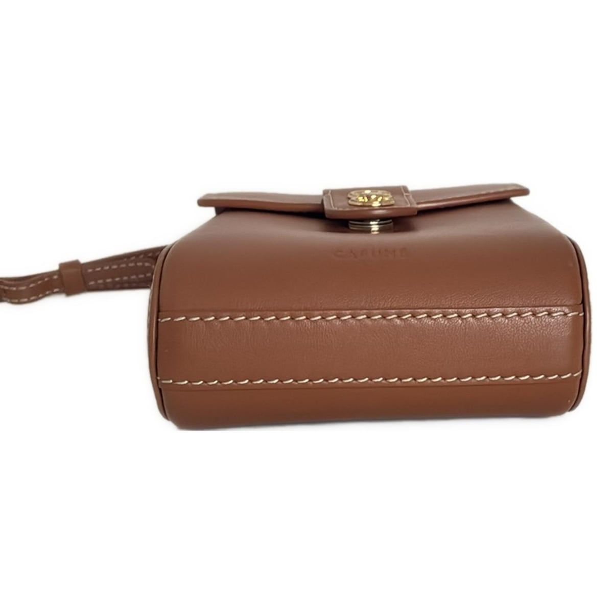 CAFUNE(カフネ) ショルダーバッグ TRUNK BOX ブラウン 斜めがけ/ミニ