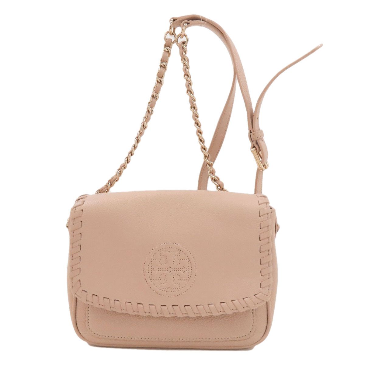 Tory Burch トリーバーチ ロゴ ショルダーバッグ レザー レディース