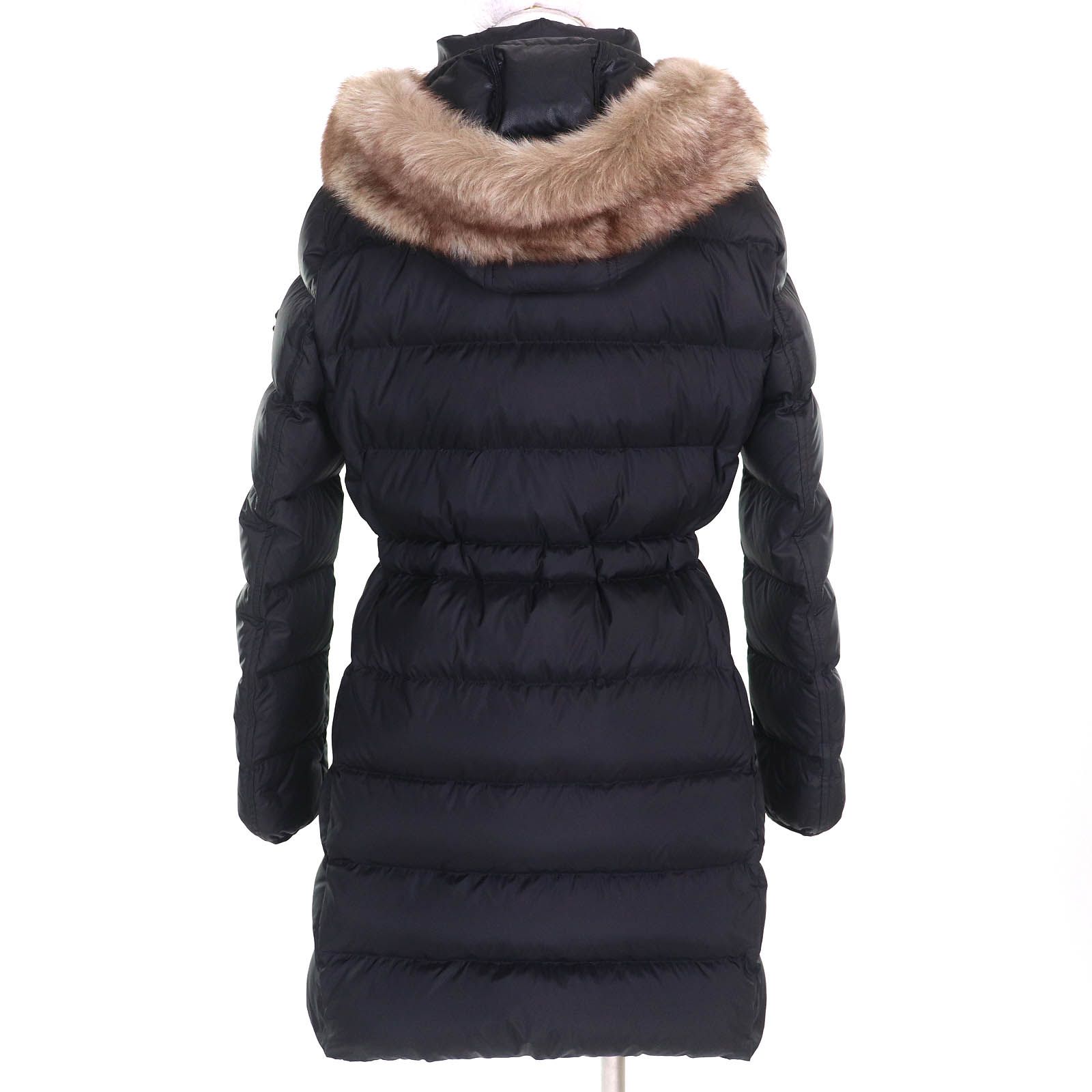 美品△COACH コーチ C5168 ロング スリム パッファー ウィズ