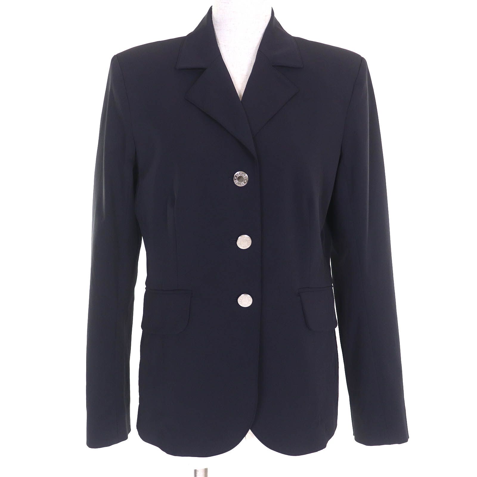 極美品△HERMES エルメス ジャンプ シルバー金具 セリエボタン 乗馬