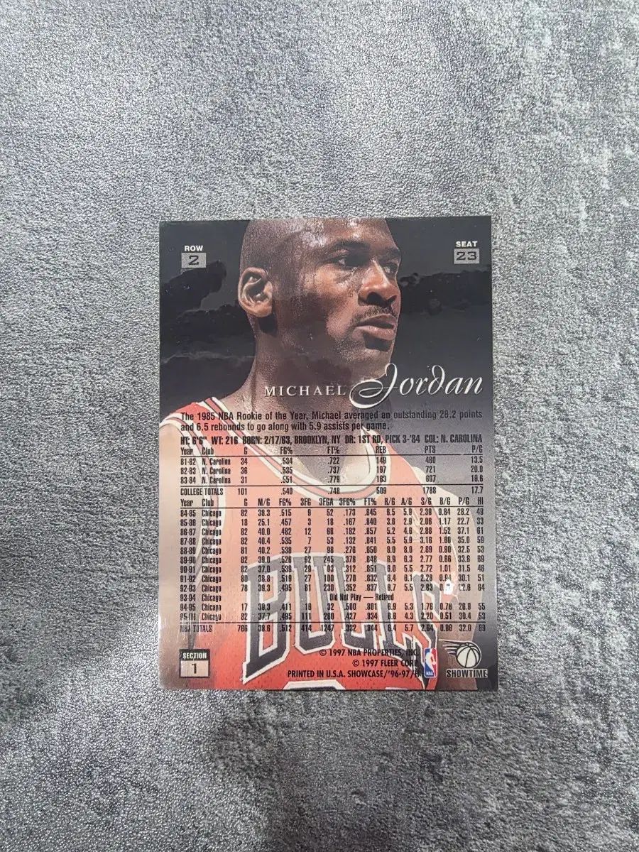 NBA 1996 97 フ ショーケース マイケル ジョーダン 23 ロー 2