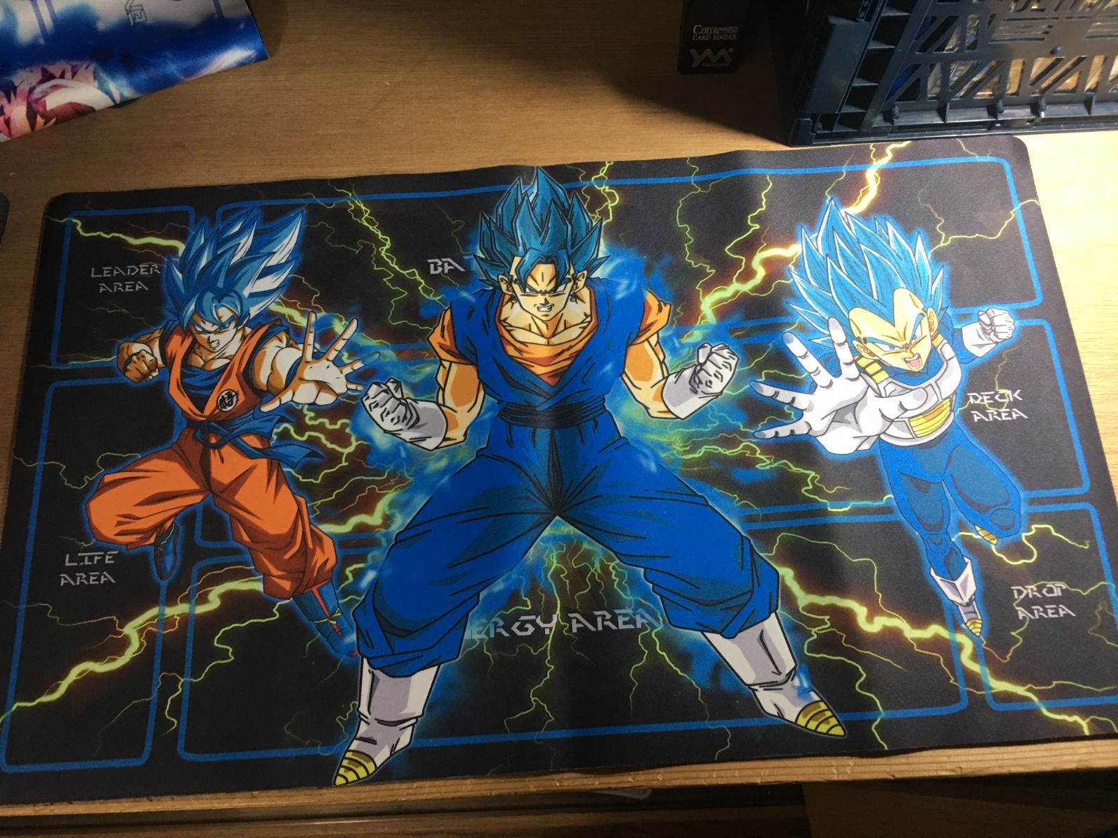 icカードダス ドラゴンボール ベジット ベジータ 悟空 プレイマット