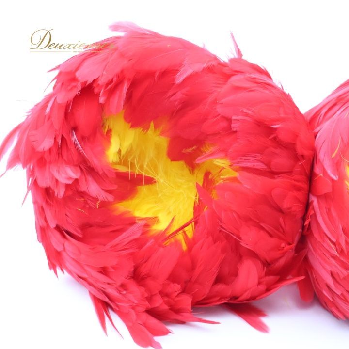 フラダンス ウリウリ マラカス 小物 小道具 楽器 レッド系 赤 イエロー