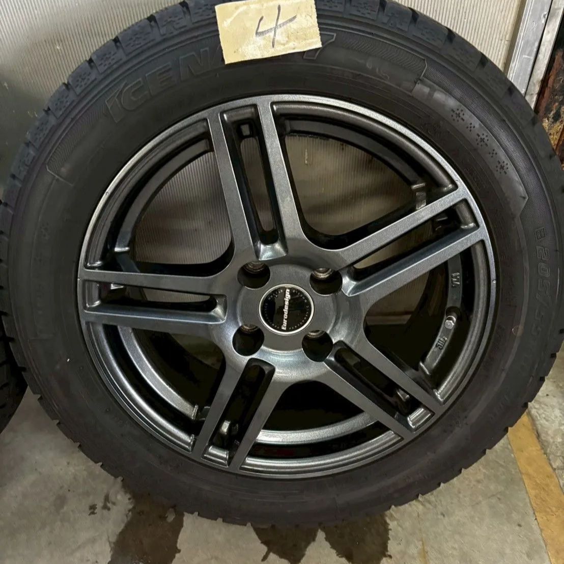  プジョー 308 グリフ T 7 C 5 F 02 スタッドレスタイヤ アルミホイール205 55 16 み 16インチ タイヤ ホイールセット