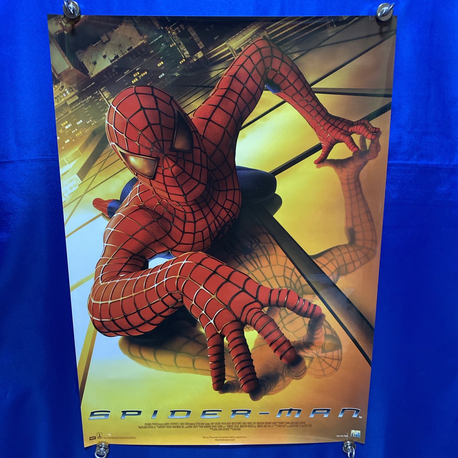 スパイダーマン Spider-Man 英表記ver 非売品B 2ポスター 727