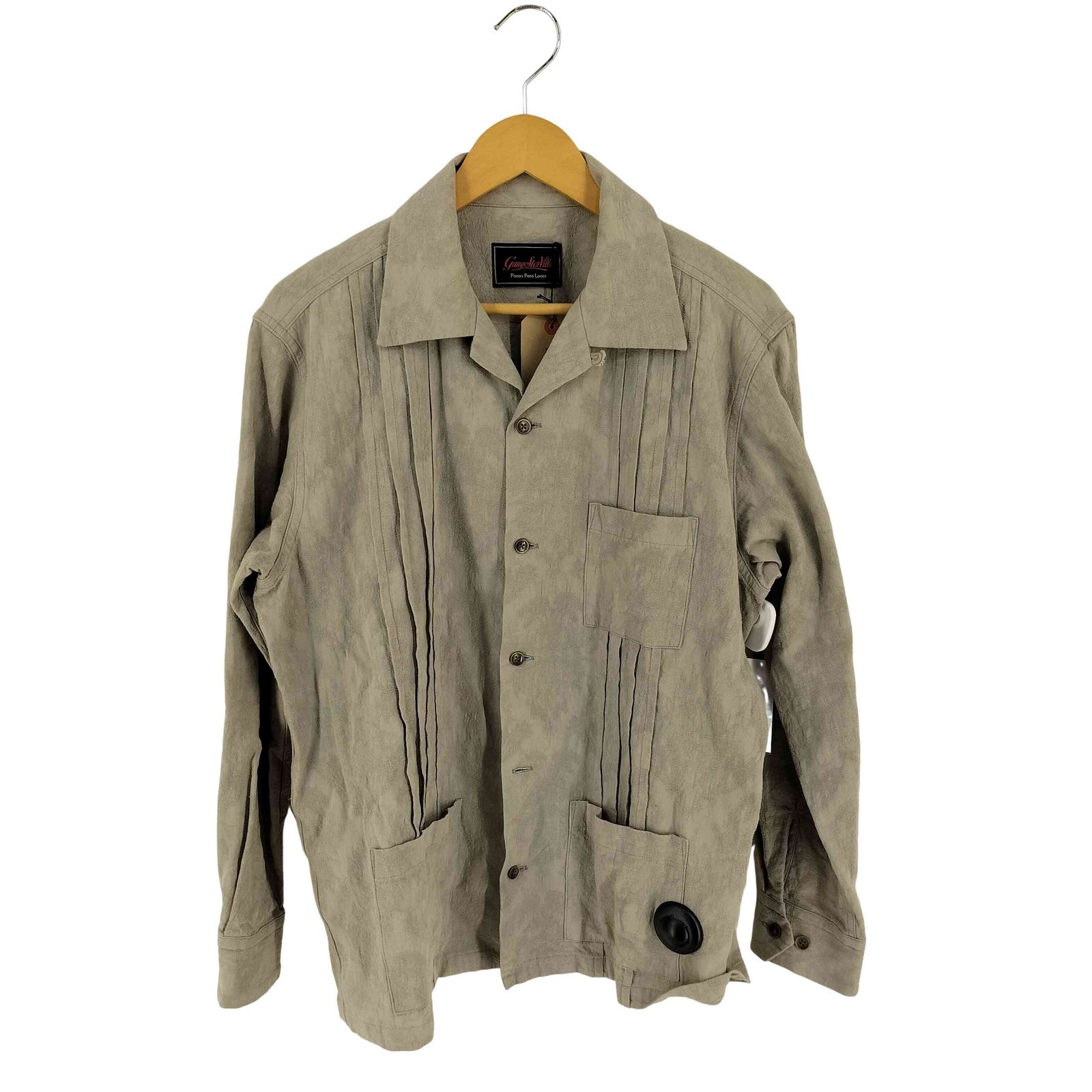 GANGSTERVILLE(ギャングスタビル) L/S GUAYABERA SHIRTS メンズ import：M 【中古】【ブランド古着バズストア】 ギャングスタビル GANGSTERVILLE L/S GUAYABERA SHIRTS メンズ import