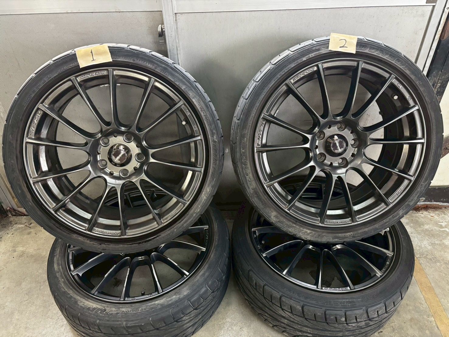 まさアテンザ　ホイール マツダ アテンザスポーツ 25Z GH5FS ノーマルタイヤ weds sport製