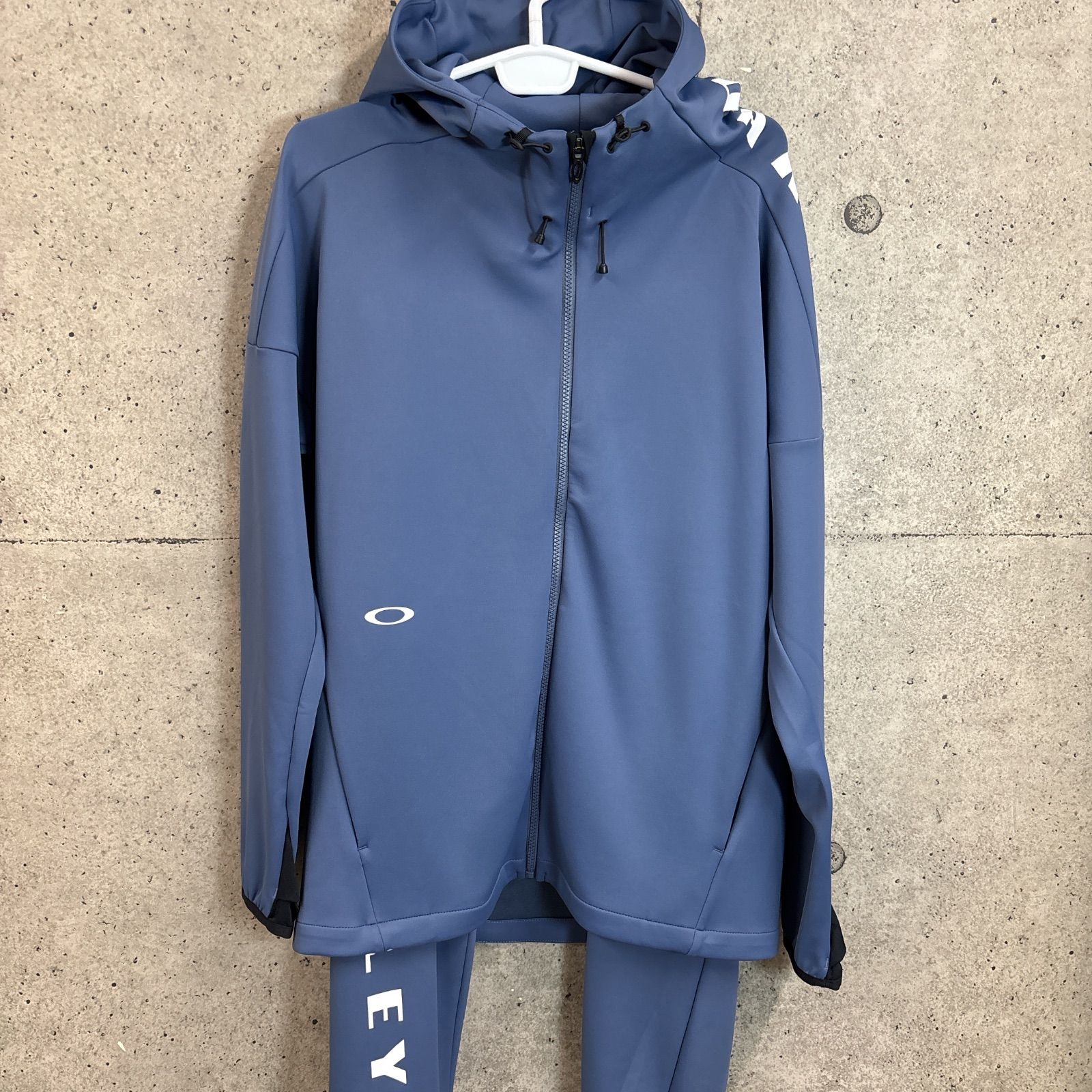 OAKLEY Enhance 3 Rdg Synchronism Jkt 8.0 メンズ トレーニングウェア 上下セット スポーツウェア オークリー 66 Y DARK AQUA ジャージ セットアップ