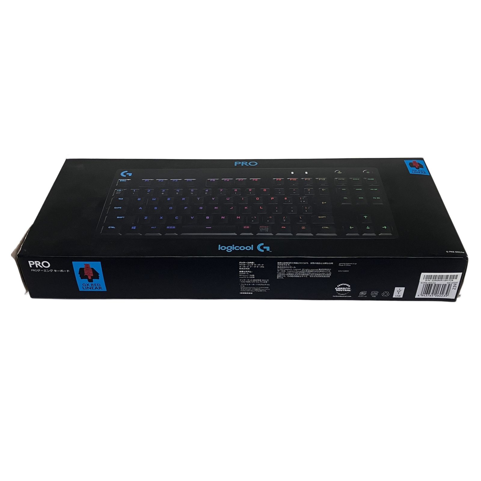 Logicool G-PKB-002 LNd YU 0039 G PRO ゲーミング キーボード PC ロジクール