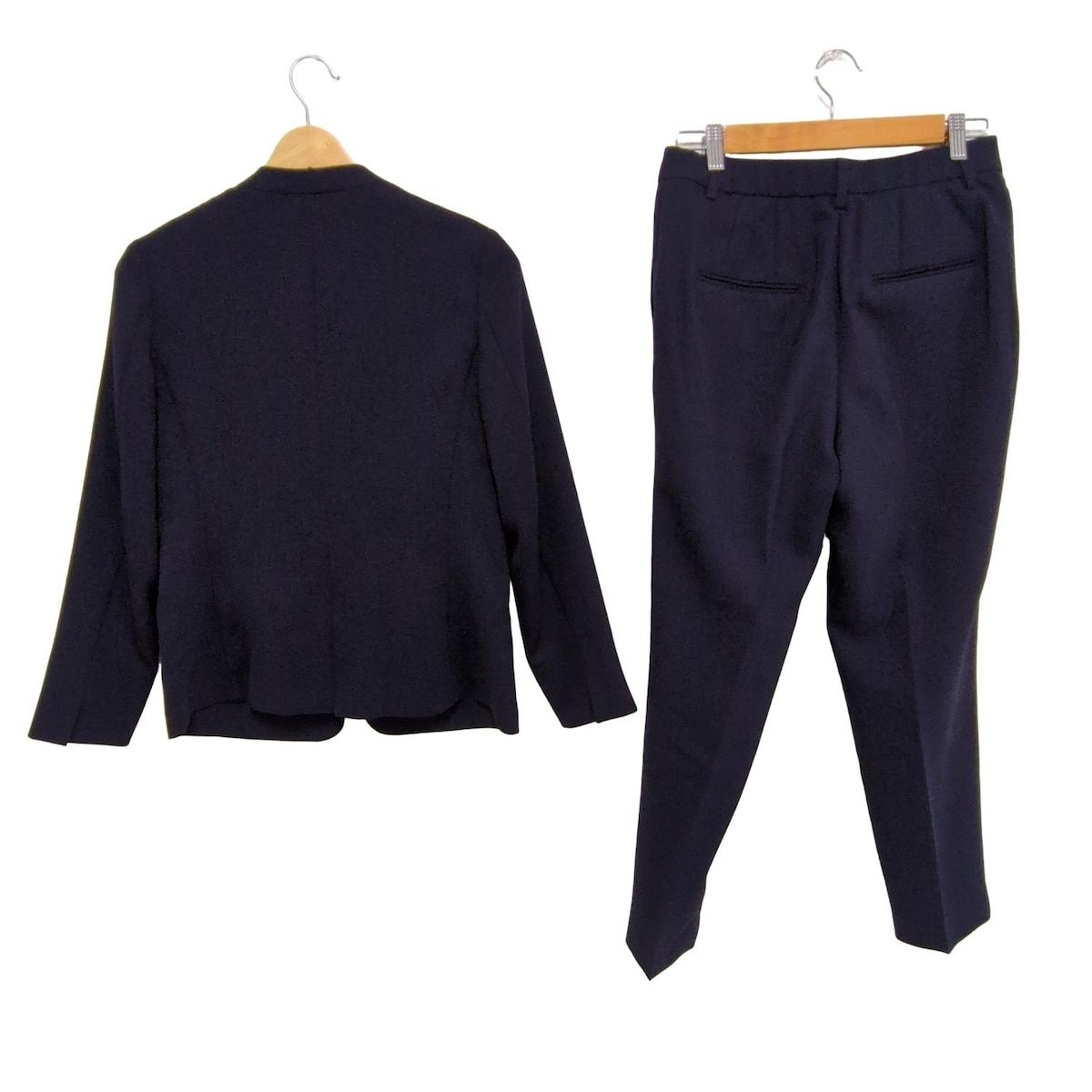 PLS T PLST プラステ レディースパンツスーツ レディース - ダークネイビー ノーカラー