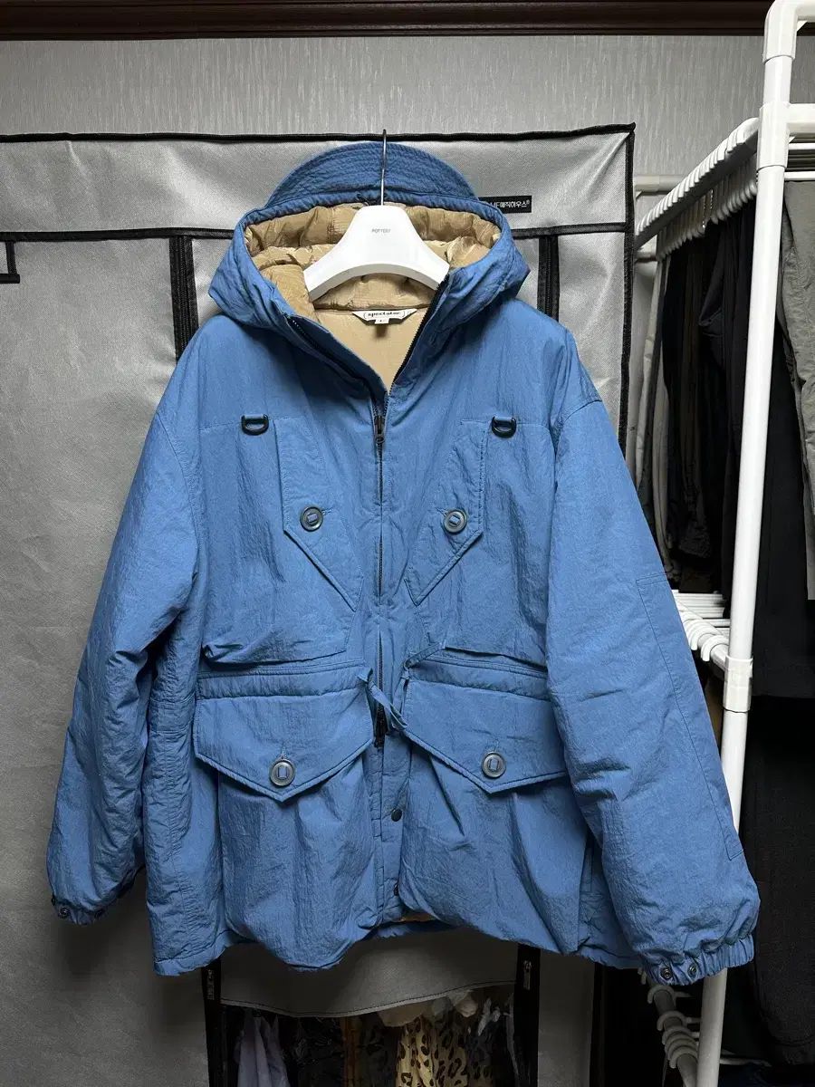 L スペクテイター エアフィールド パーカ ブルー