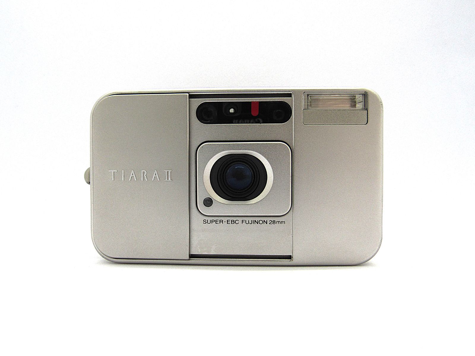 動作確認済】FUJIFILM TIARA Ⅱ silver フジフィルム ティアラ