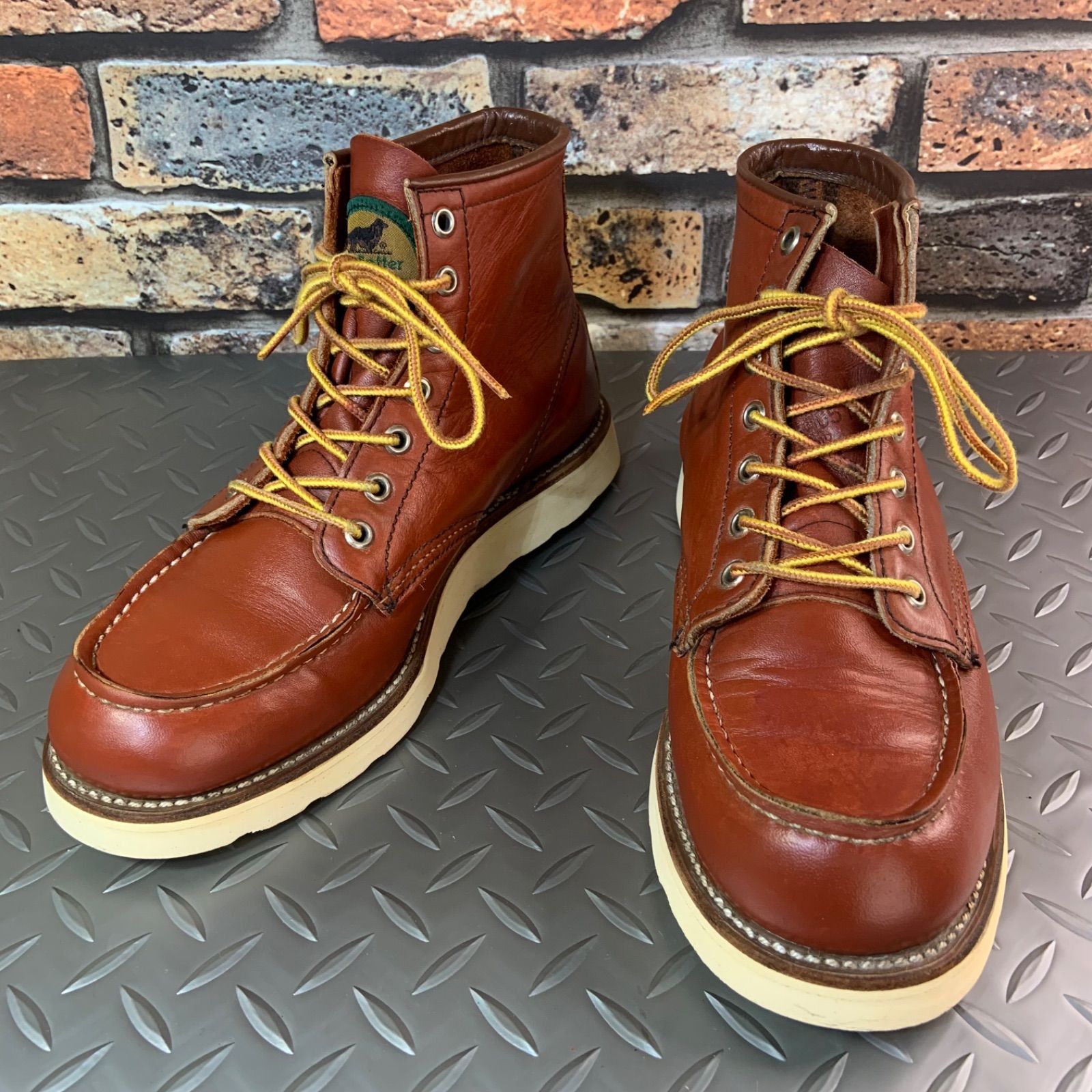 ☆REDWING 875 アイリッシュセッター 半円犬タグ 1995年製 US6.5E JP24