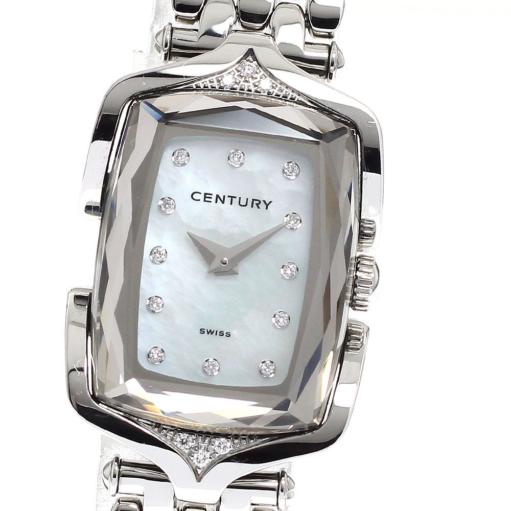 センチュリー CENTURY 432.7.S.12.16.SK アフィニティー ダイヤモンド クォーツ レディース 良品 保証書付き_919471 センチュリー CENTURY 432.7.S.12.16.SK アフィニティー ダイヤモンド