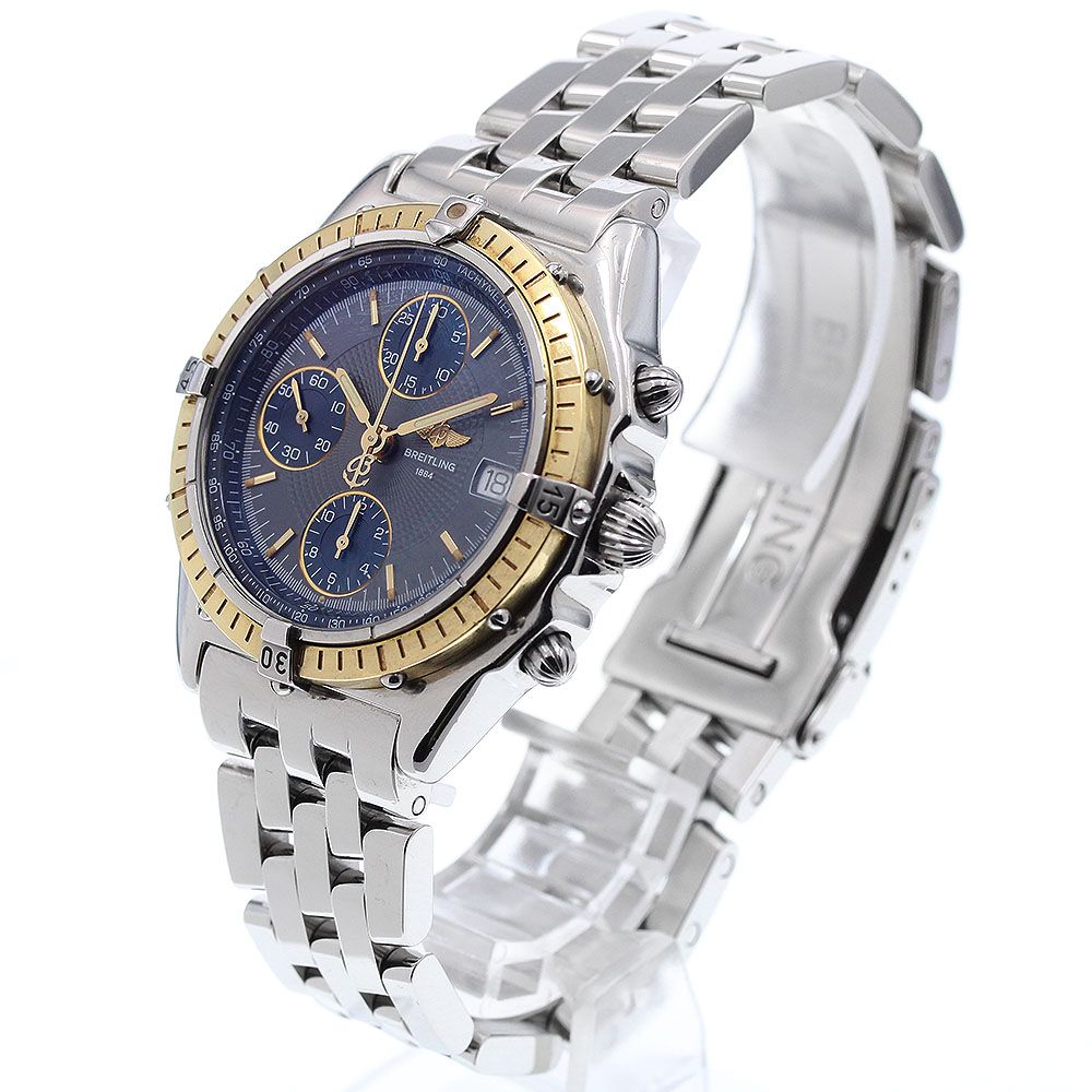 ブライトリング D 13050 1 クロノマット YGベゼル デイト 自動巻き メンズ_915134