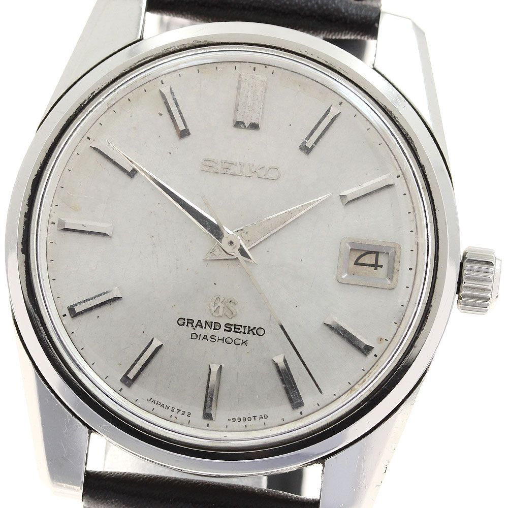 セイコー SEIKO 5722 9990 グランドセイコー デイト 手巻き メンズ_917232