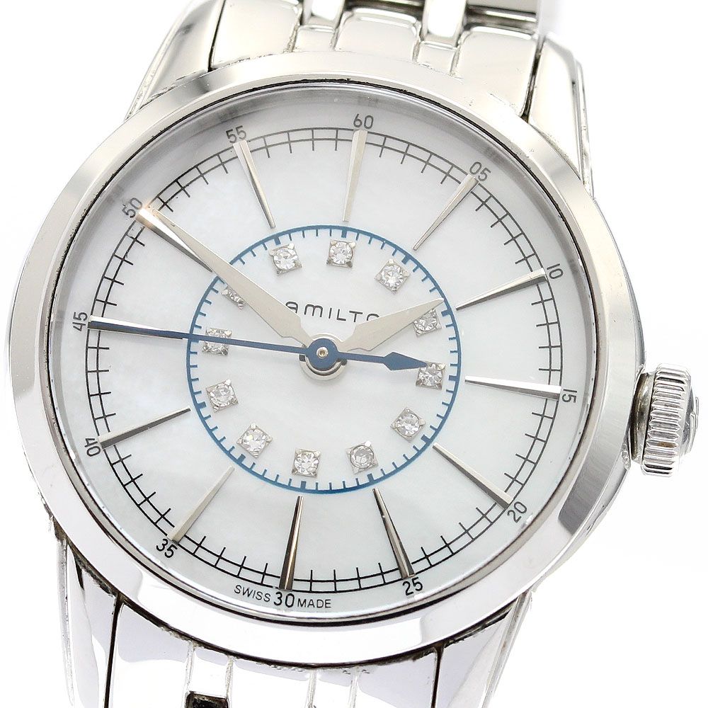 ハミルトン HAMILTON H403110 レイルロード 12Pダイヤ クォーツ
