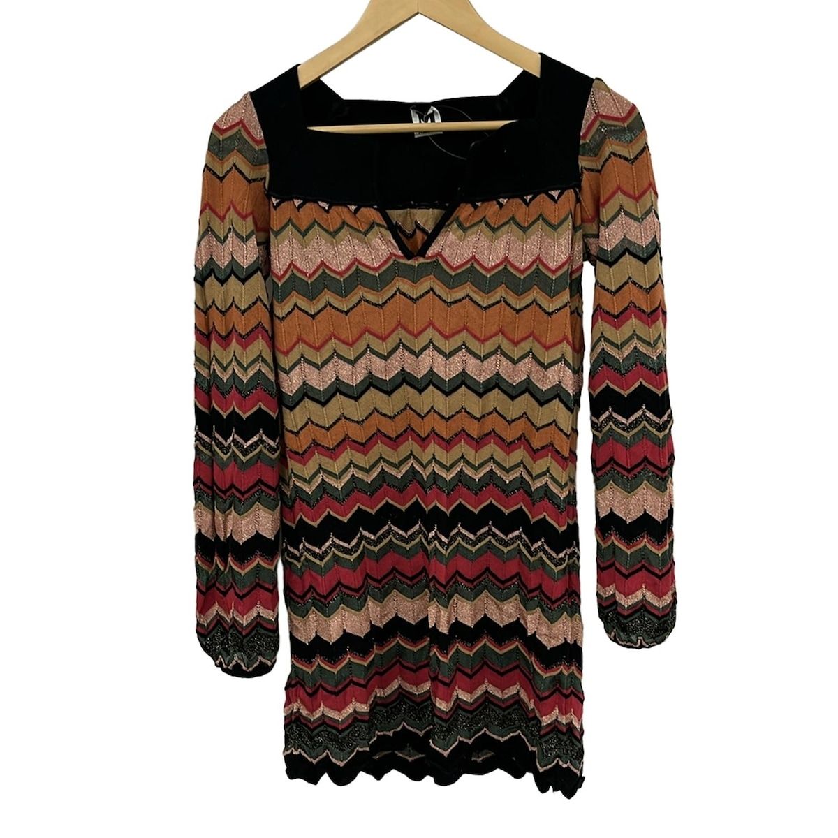MISSONI(ミッソーニ) ワンピース サイズ42 M レディース美品 - 黒