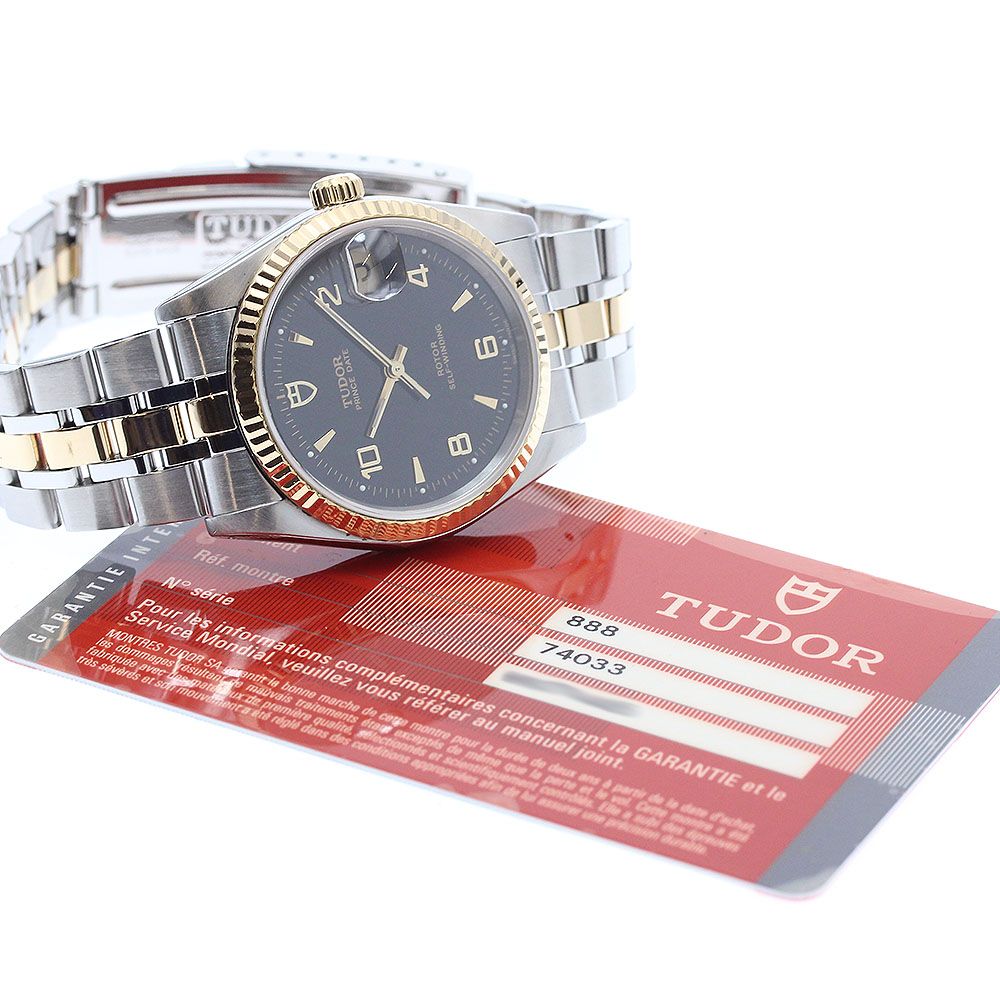 チュードル TUDOR 74033 プリンス デイト 自動巻き メンズ良品保証書