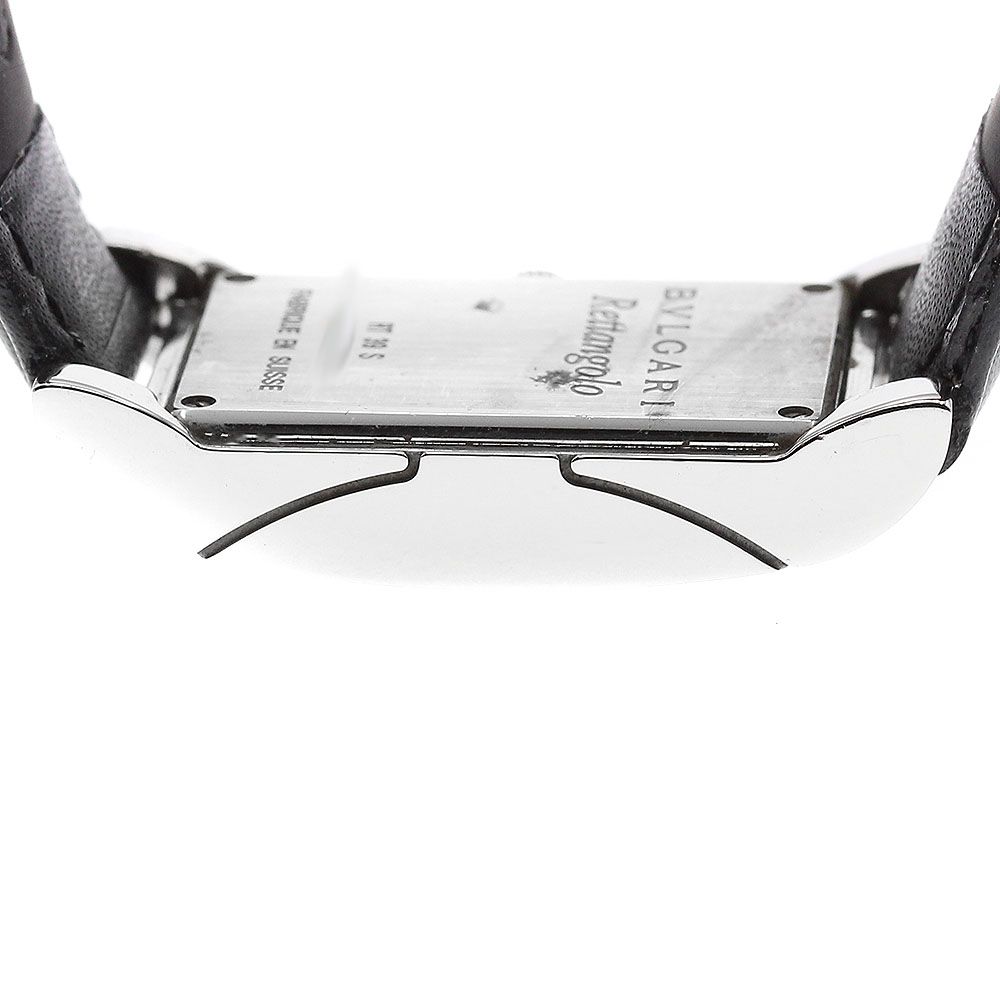 ブルガリ BVLGARI RT39S レッタンゴロ クォーツ レディース保証書付き_