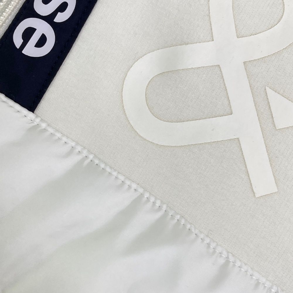 サイズ：M AND PER SE アンパスィ 切替中綿ジャケット ホワイト系