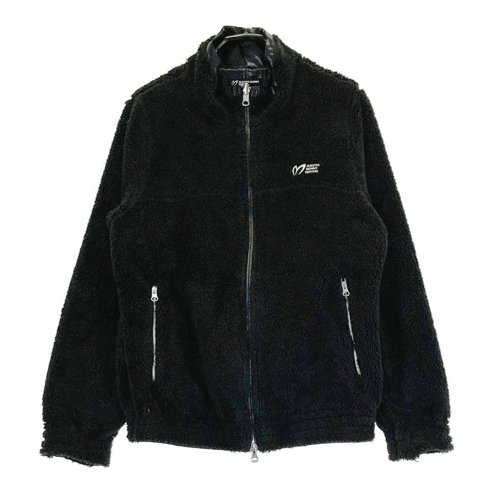 サイズ 0 MASTER BUNNY EDITION マスターバニーエディション リバーシブル 長袖ボアジャケット ブラック系 ゴルフウェア レディース ストスト