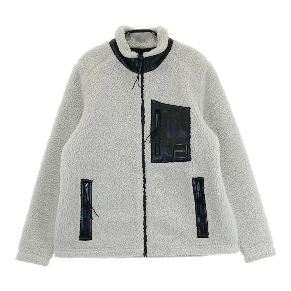 サイズ M GOLF ブリーフィング ボア ジップジャケット グレー系 ゴルフウェア レディース ストスト