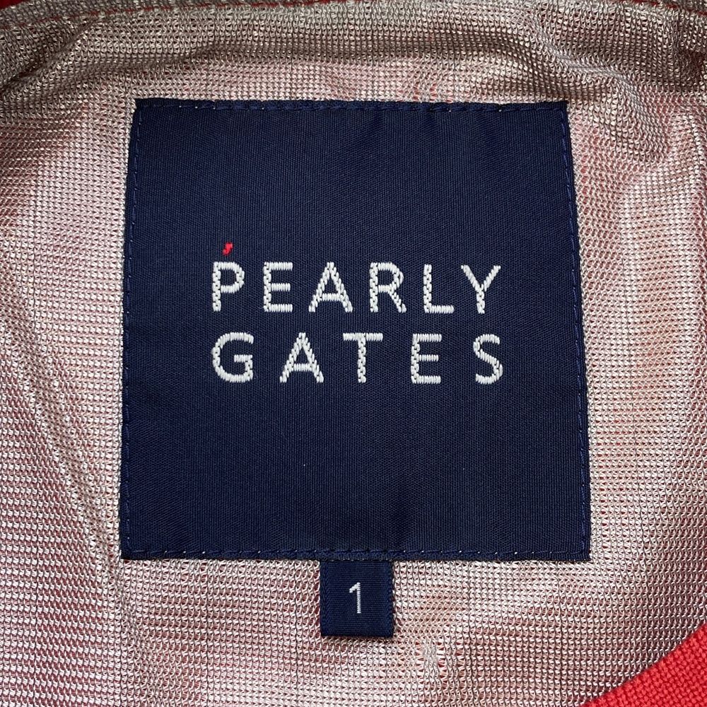 サイズ：1 PEARLY GATES パーリーゲイツ ツインスニード レッド系