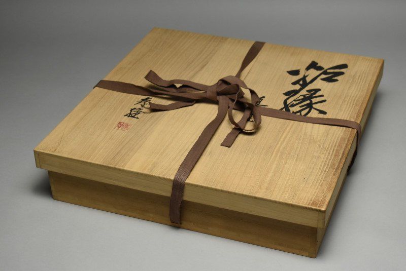 蔵A4917a】輪島塗 若島孝雄 真塗 炉縁 共箱 茶道具 - メルカリ