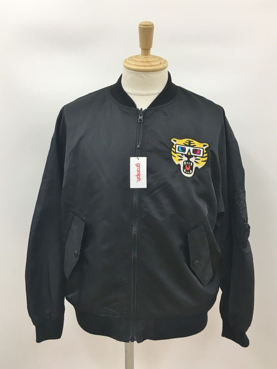 グラニフ graniph スタジャン S オーサムタイガー リバーシブル ブラック