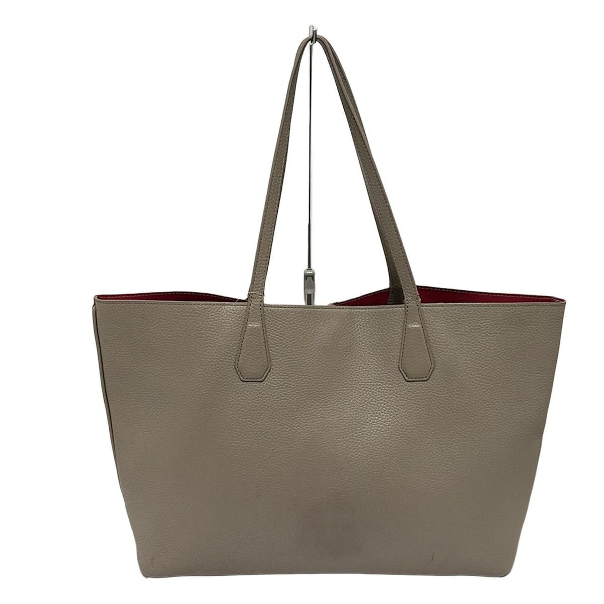 TORY BURCH(トリーバーチ) トートバッグ - グレーベージュ 型押し加工