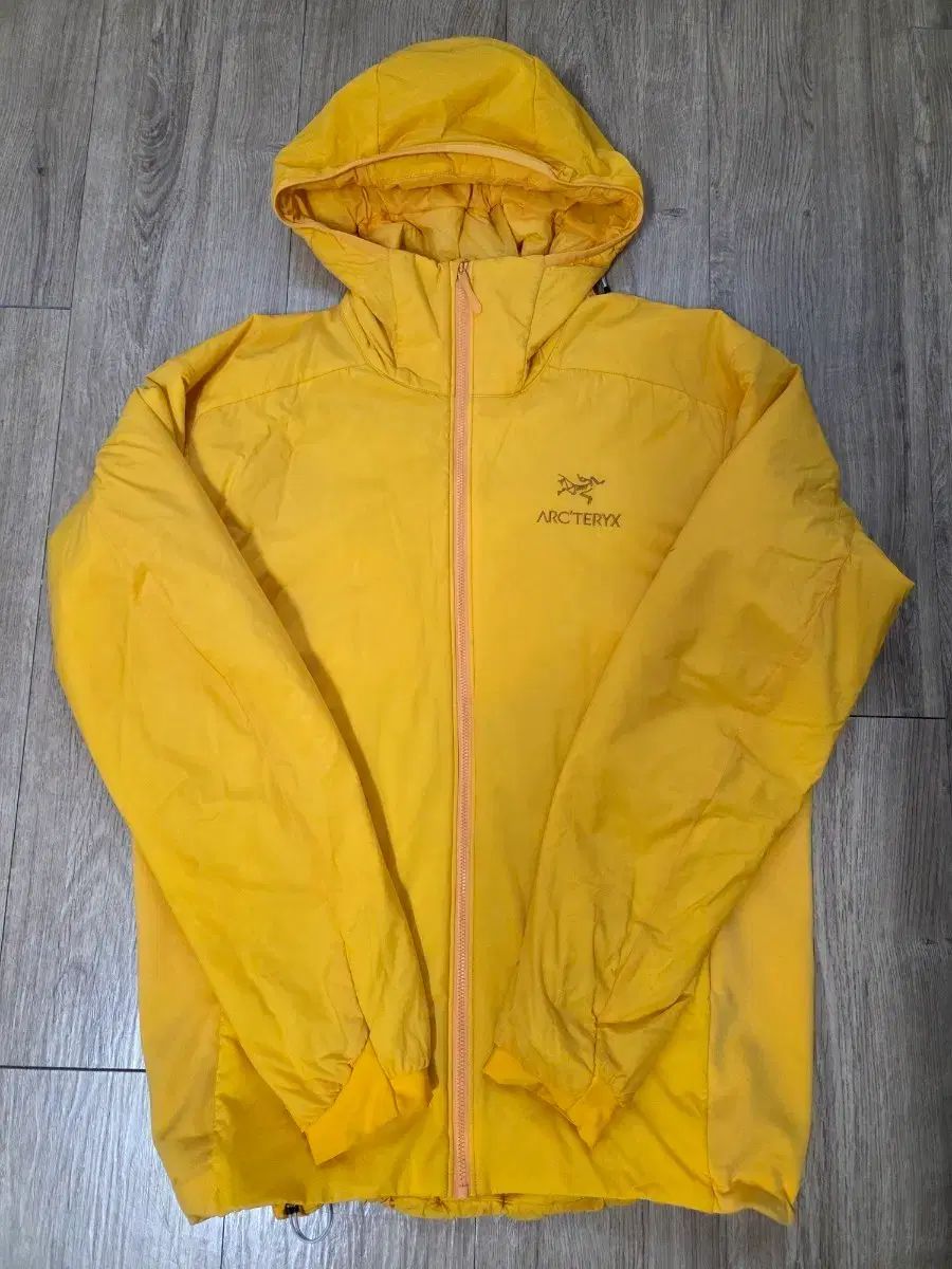 ARC'TERYX アークテリクス Atom アトム 黄色 フード ダウン ジャケット