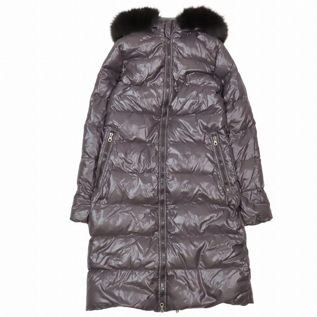 デュベティカ ALIA ロングダウン ラクーンファー Aライン 人気モデル